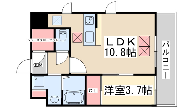 【間取り】 | スプランディッド新大阪DUE