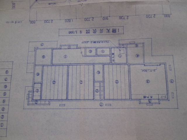 別府市浦田4組の区画図