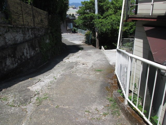 別府市浦田4組の前面道路含む現地写真