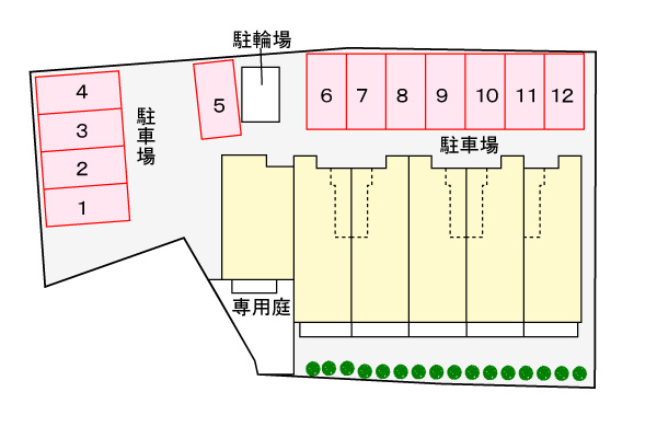 ローレル藤沢の区画図