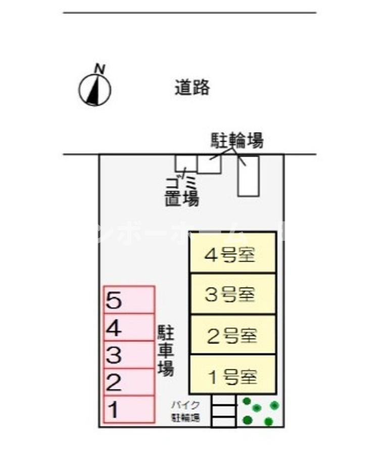 セゾン　アキ※初期費用分割あと払いサービス利用可能物件の区画図
