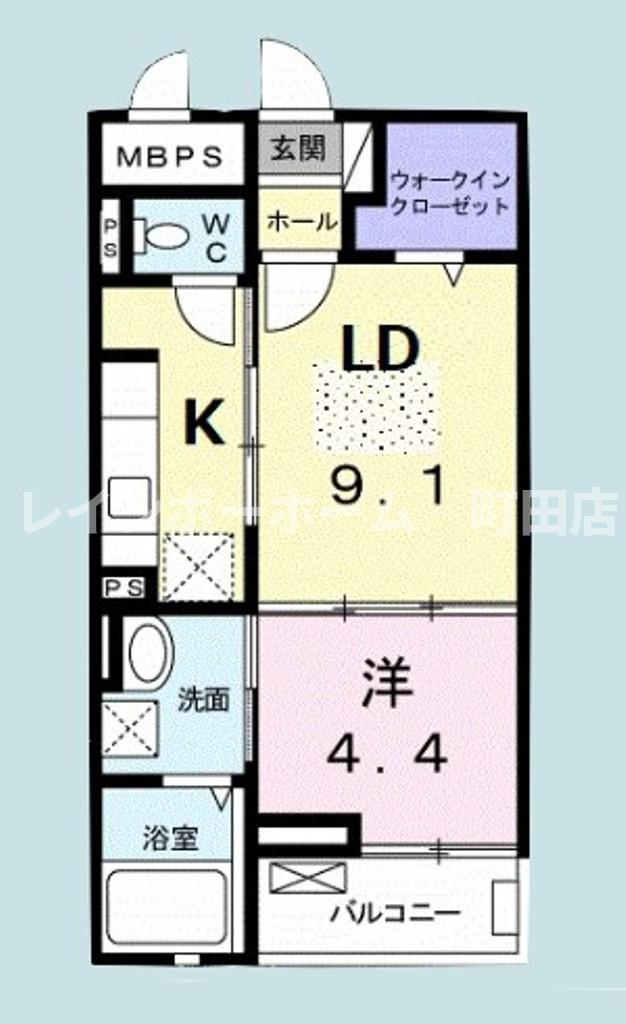 セゾン　アキ※初期費用分割あと払いサービス利用可能物件の間取り