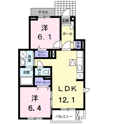 ベルエクラの間取り