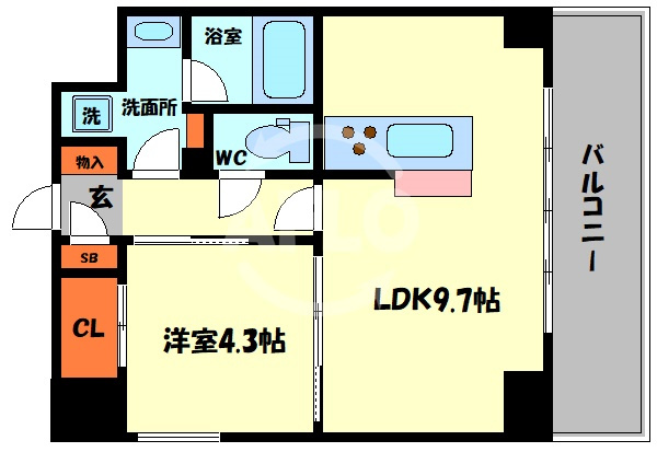 トーシン西田辺の間取り|トーシン西田辺　間取り