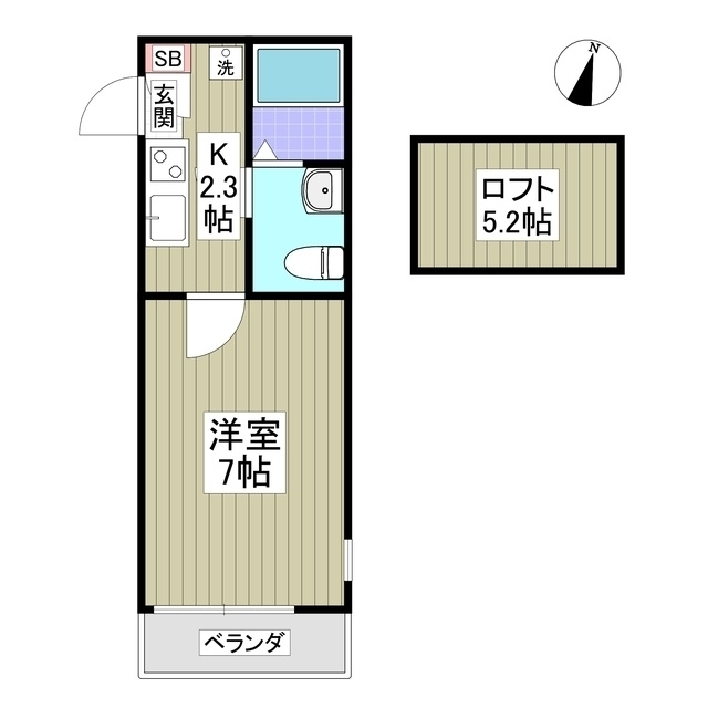 アザーレ・ターコイズの間取り