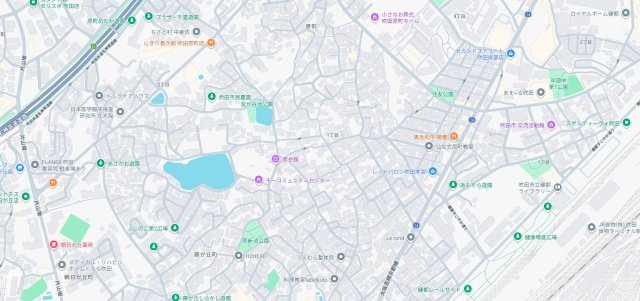 吹田市原町　売土地の地図