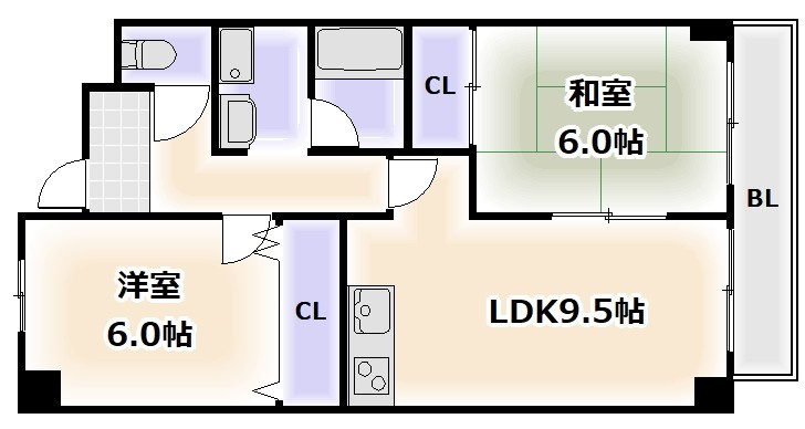 ファミールグランデの間取り