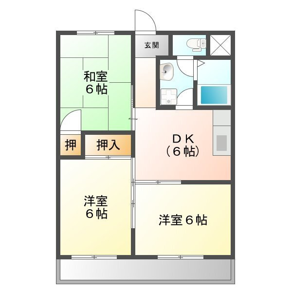 アスカ Ⅱの間取り