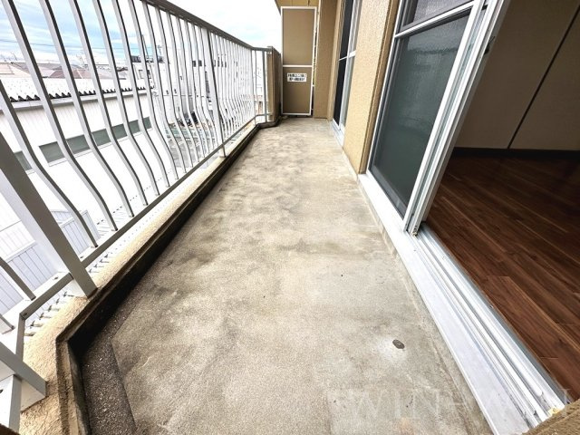 アスカ Ⅱのバルコニー|イメージ（同建物内別部屋の写真です）