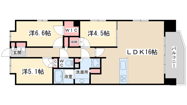 【間取り】 | エスフォート大阪同心