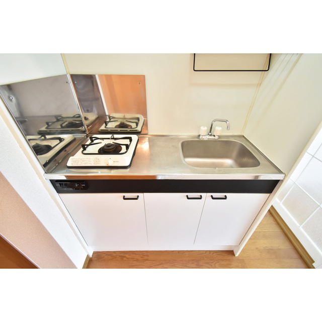 セジュール国分 Bのキッチン|きれいなキッチンです