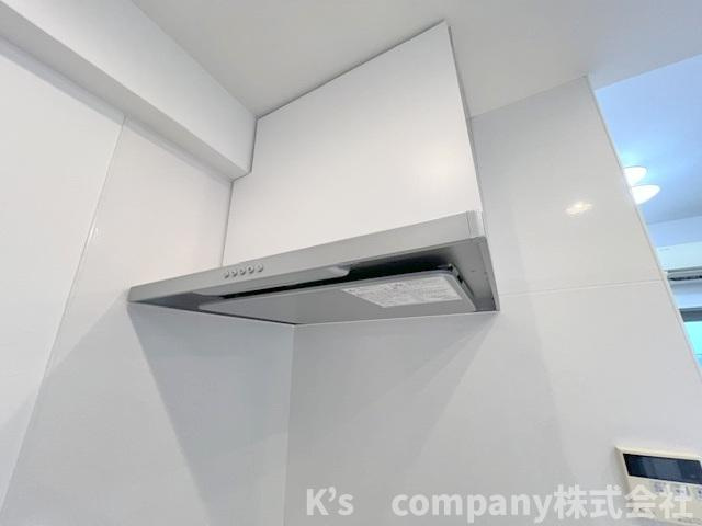 ◎茅ヶ崎市中島　ビッグヴァングランヴァーグ茅ヶ崎のキッチン|お手入れのしやすいスリムタイプのレンジフード☆