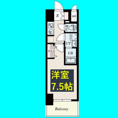 S-RESIDENCE豊国通の間取り