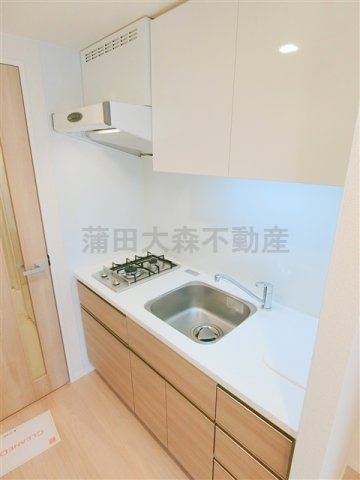 パークアクシス蒲田ステーションゲートのキッチン|2口ガスシステムキッチン
