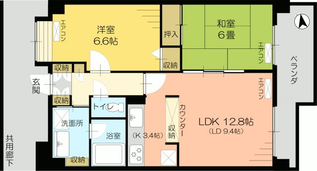 第３アークビルの間取り