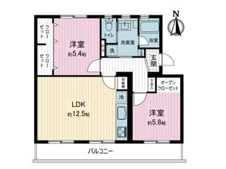 【間取り】 | すすき野第２団地第１住宅第８-12号棟 | 図面と現況が異なる場合は、現況を優先とさせていただきます