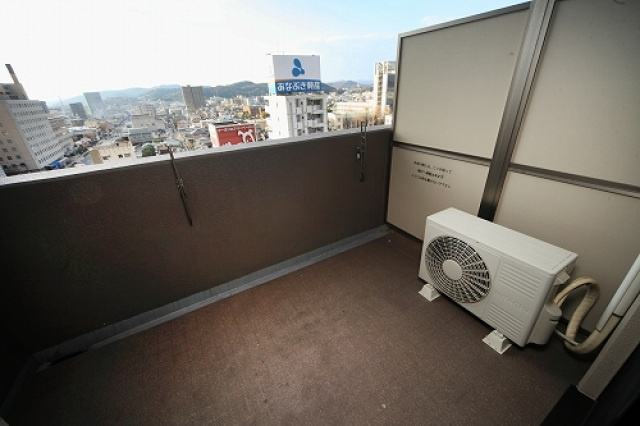 Grand E'terna岡山Ⅲのバルコニー