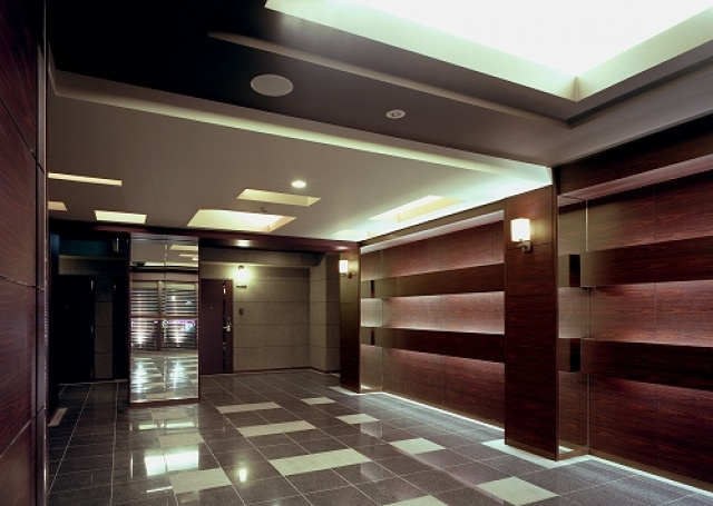 Grand E'terna岡山Ⅲのロビー