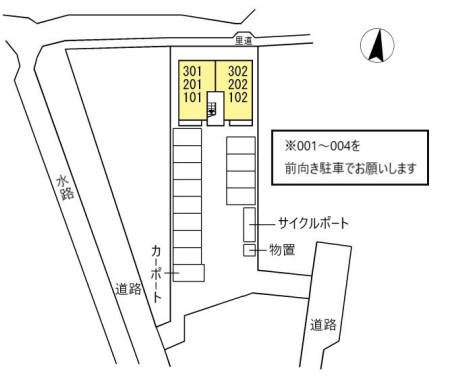 ノースエスペランサ平野の区画図