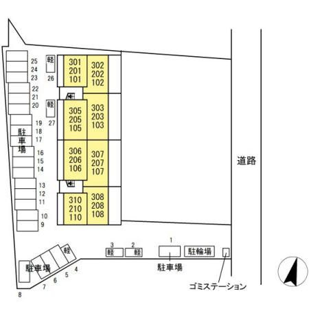 Leafullの区画図
