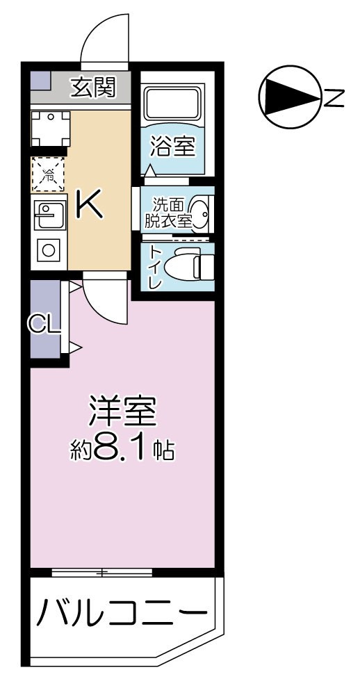 エスパーダ所沢旭町の間取り