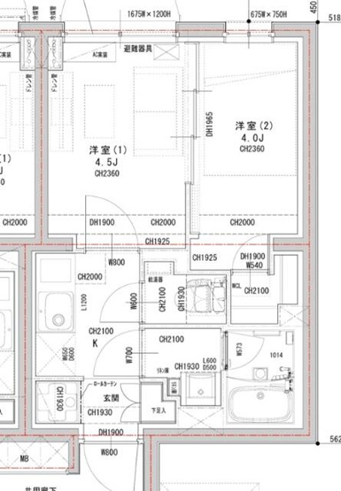 【間取り】 | ラヴィエール荏原中延