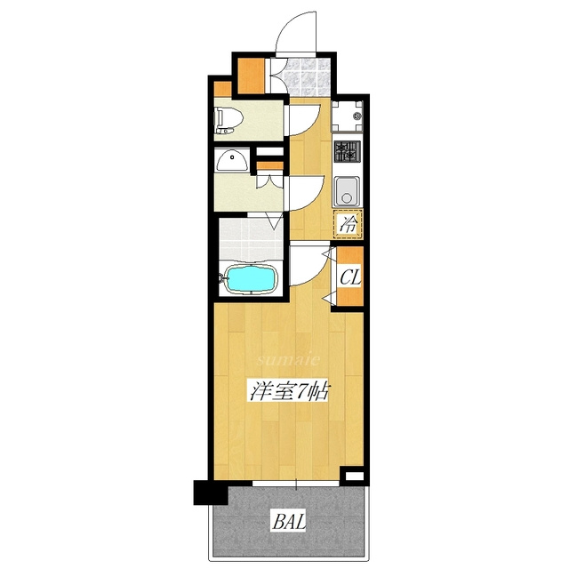 N-stage AkabaneShimoの間取り|7帖のお部屋です☆