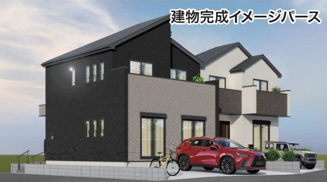 【横浜市泉区岡津町1620-20全2棟新築戸建て】★仲介手数料無料★（岡津小学校・岡津中学校）の外観パース