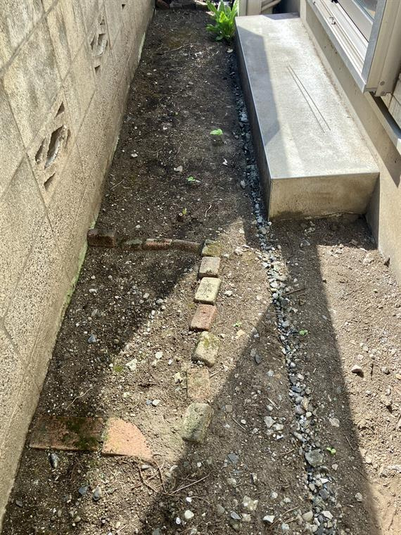 西大井戸建の庭|お庭でゆったりと過ごせます