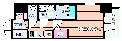 【間取り】 | エスリード大阪ドームシティ