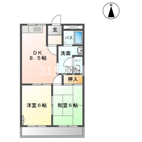 セーラズＢの間取り