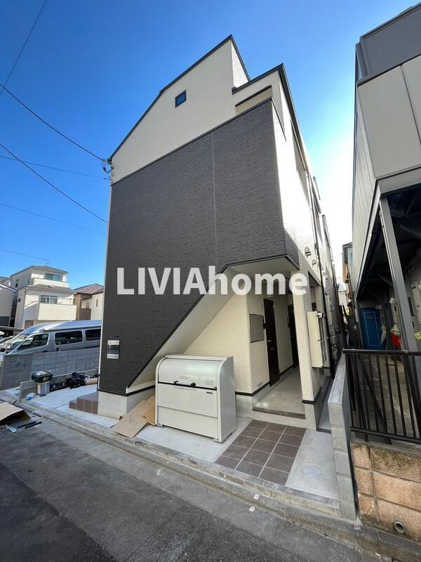 板橋区稲荷台のアパートの外観