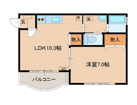 Fraiceマンションの間取り