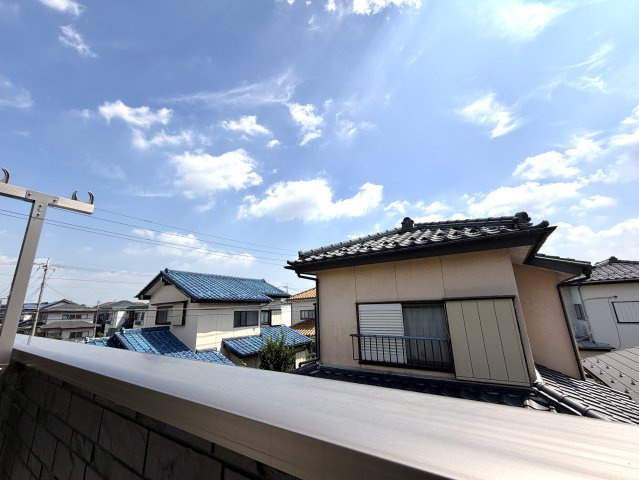 越谷市弥十郎第１４　新築戸建の展望|季節の移ろいを感じられる見晴らしの良い眺望。朝の空気もとても爽やかです。