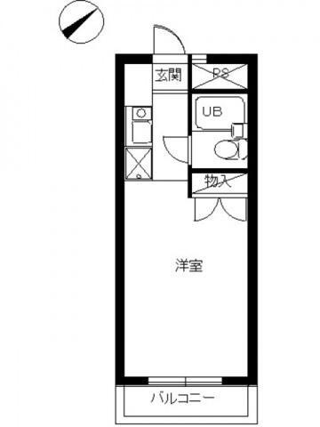 スカイコート淵野辺第４の間取り|間取図