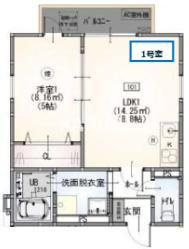 S Apt.蒲生四丁目の間取り