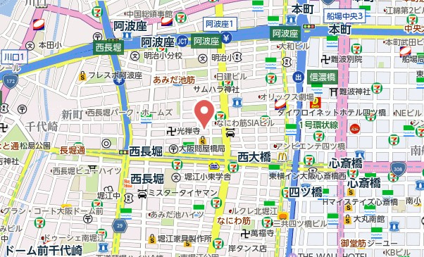 【地図】 | レジュールアッシュ心斎橋リュクス