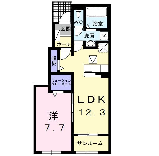 【間取り】 | 仮称；宮久保４丁目アパートⅢ