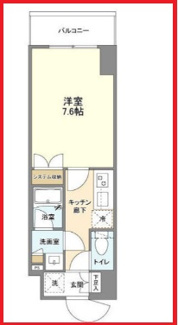 【間取り】 | ワンルーフフラットアサクサイリヤ