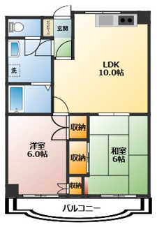 【間取り】 | 前野町シティハウス