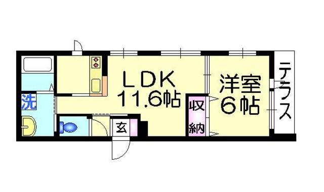 Ｓａｎ　Ｓａｒａ　サンサーラの間取り|★開放感のある間取り★