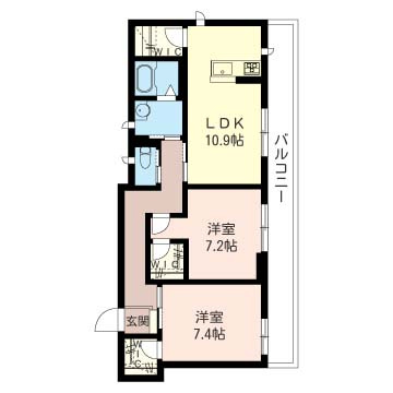 リバーパークかわせみの間取り