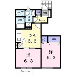 【間取り】 | ロッソ　コルサＢ
