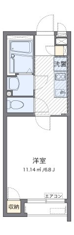 【間取り】 | クレイノドゥマンＡ館 | 代表的な間取のため実際の間取とは異なる場合があります
