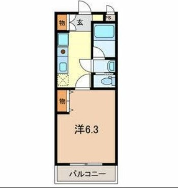 レジデンス所沢参番館の間取り