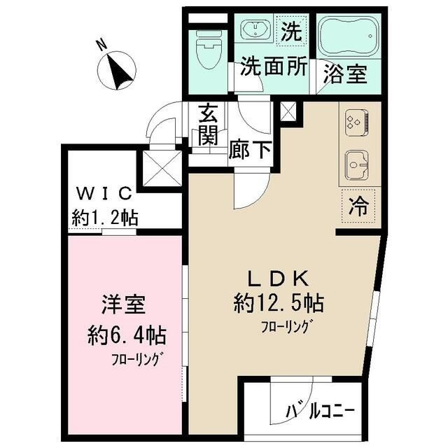 ｇｕｔｅ　Ｗｏｈｎｕｎｇ　北千住の間取り