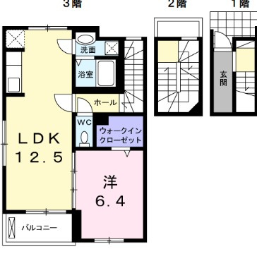 ハイ　ブリッジの間取り