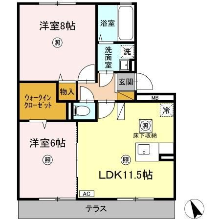 【間取り】 | ルヴァン コート　弐番館