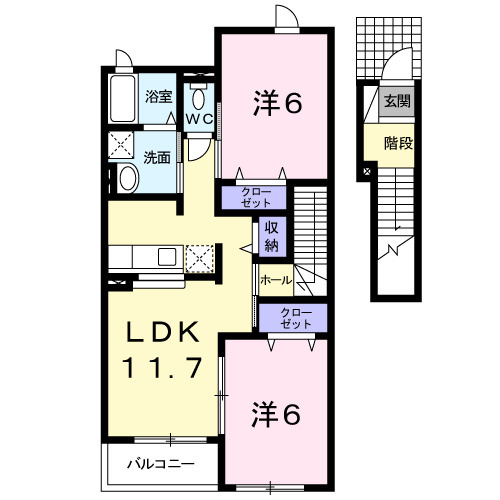 プレイスⅠの間取り
