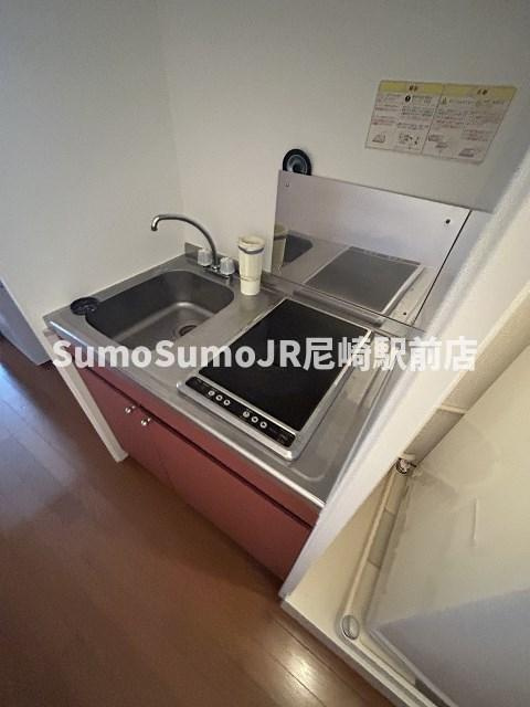 レオパレス西長洲のキッチン|使いやすいキッチンです